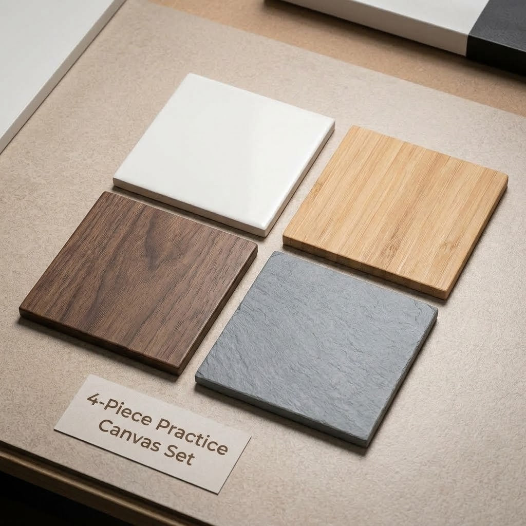 4-Piece Practice Canvas Set
