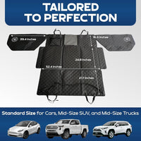 Hard Bottom Backseat Extenders for Dogs with Door Protection