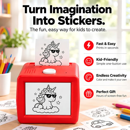 Halviar Voice Activated AI Sticker Printer