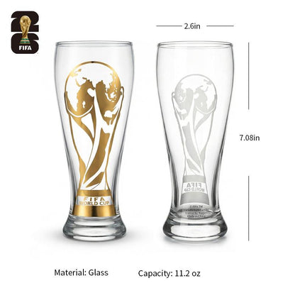 FIFA World Cup 2026™ Gold Trophy Beer Glass