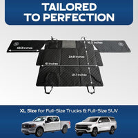 Hard Bottom Backseat Extenders for Dogs with Door Protection