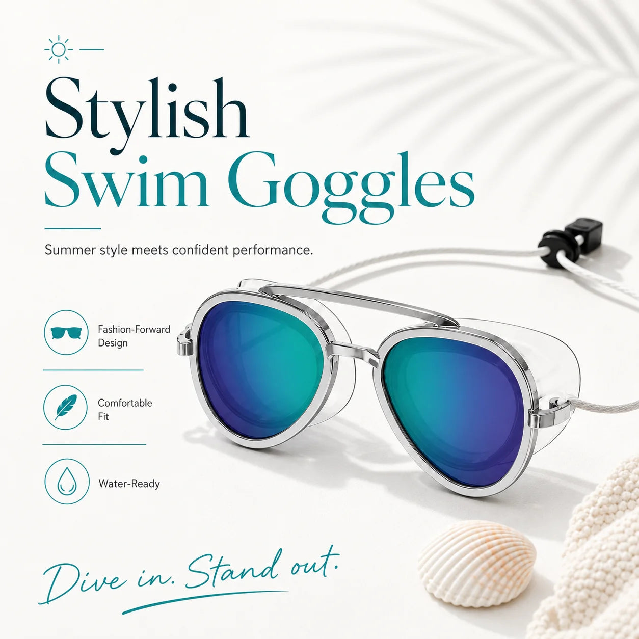 Halviar Horizon Goggles – Premium 2-in-1 Sunglasses & Swim Goggles
