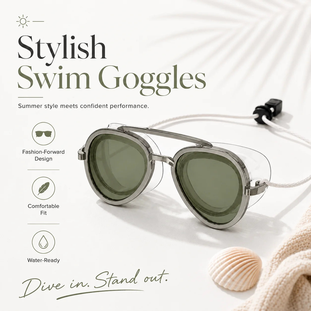 Halviar Horizon Goggles – Premium 2-in-1 Sunglasses & Swim Goggles
